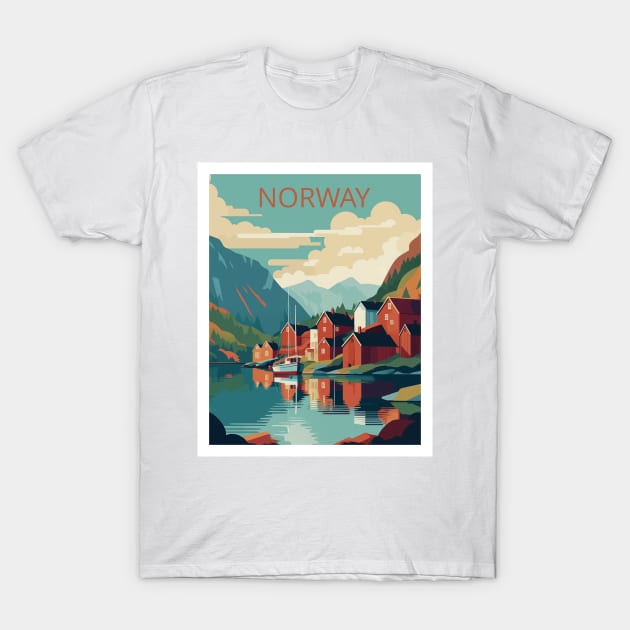 NORWAY T-Shirt by MarkedArtPrints